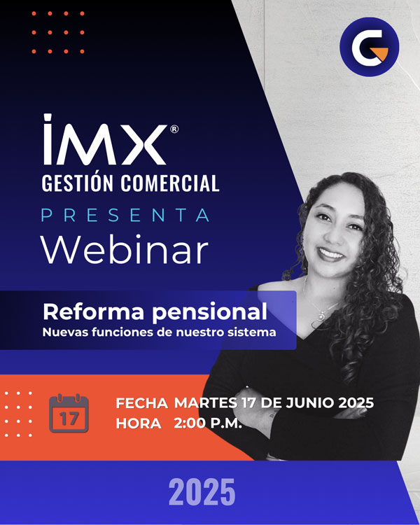 Cartel del webinar: Reforma pensional